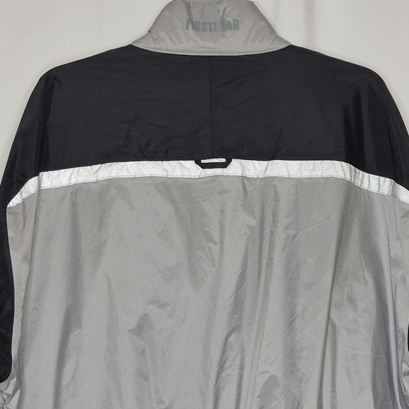 Firstgear Men's Gray/Black Motorcycle Splash Rain Stowable Rain Jacket - Size 3X - Picture 10 of 14